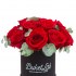 Rose Box - 15 роз в шляпной коробке 1